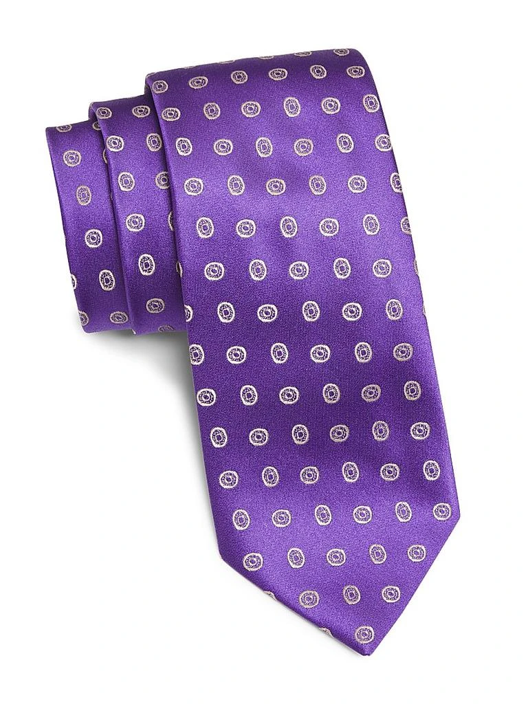 Charvet Geometric Silk Tie 1