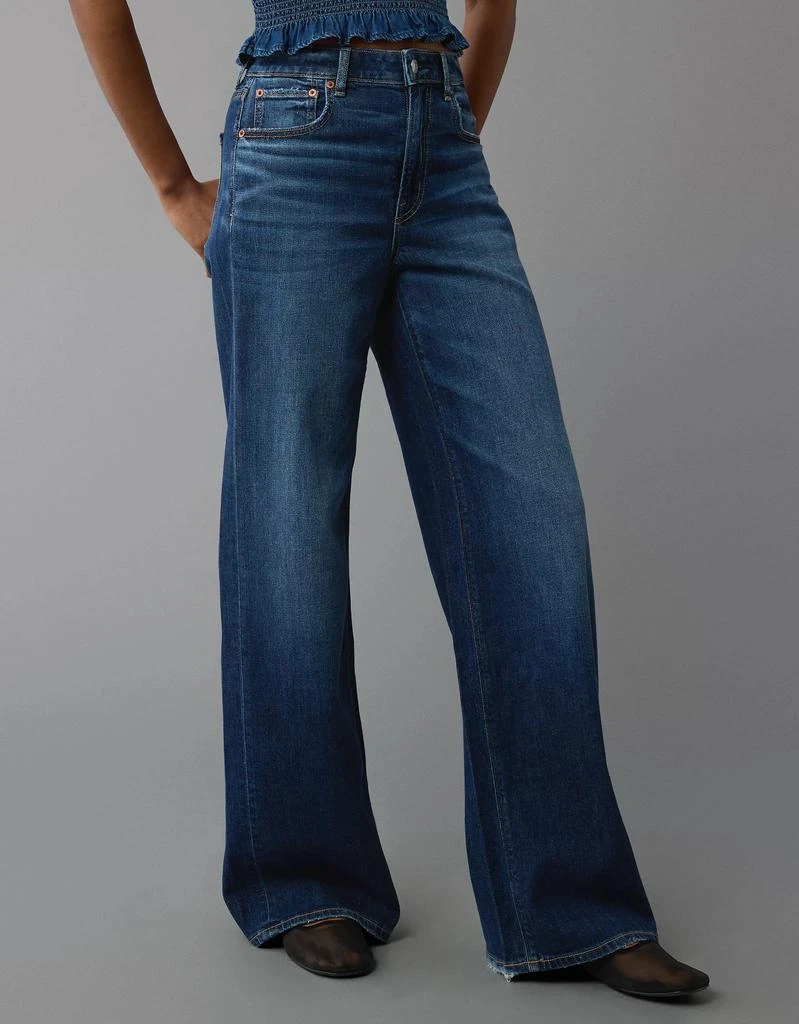 AE AE Dreamy Drape Stretch Super High-Waisted Baggy Wide-Leg Jean 6
