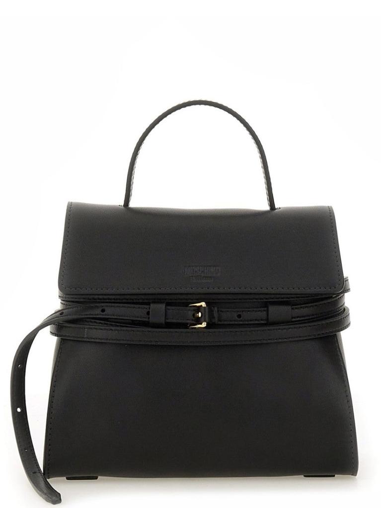 トートバッグ Moschino FW25 'Tie Me' small handbag (MC4226PP1NOF0 11A) Moschino Tie Me bag in suede Small | Moschino