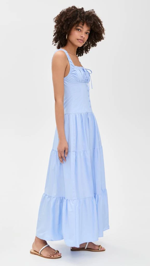 Moon River Sleeveless Corset Top Maxi Dress 3