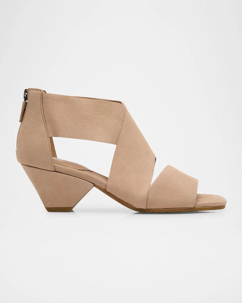 Eileen Fisher Junie Suede Strappy Sandals 1