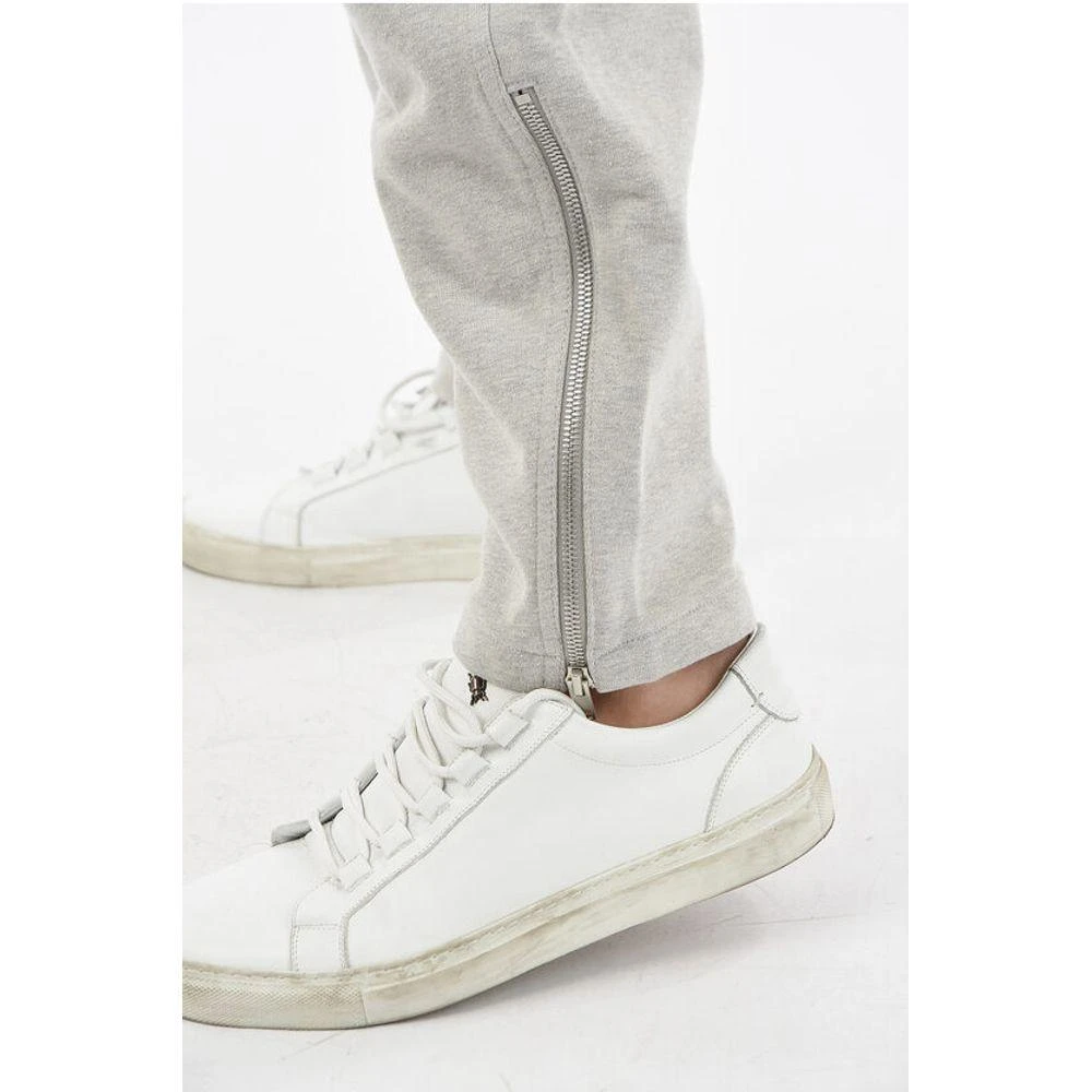 MAISON MARGIELA MM10 Brushed-cotton Joggers with Ankle Men's Zips 3