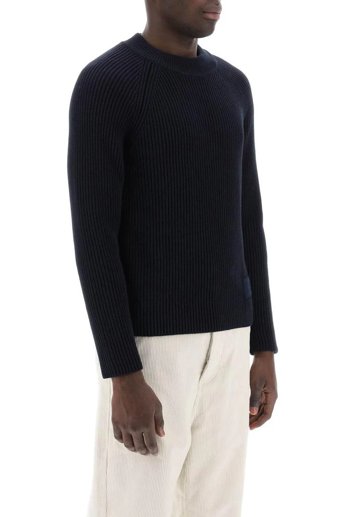 AMI ALEXANDRE MATIUSSI cotton-wool crewneck sweater 2