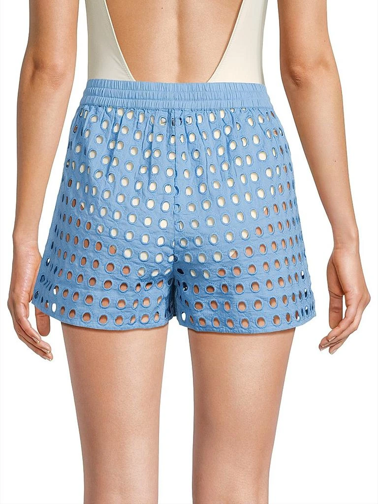 Solid & Striped The Charlie Eyelet Cotton Shorts 5