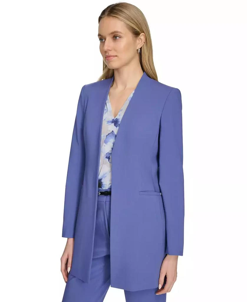 Calvin Klein Women's Lux Open-Front Blazer 3