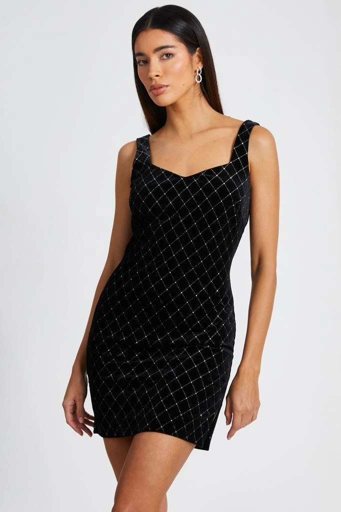 Women's Diamonte Velvet Bodycon Mini Dress  On Sale Now with Up to 44% Off  | Discover Exclusive Deals & Savings at BeyondStyle  Authentic QUIZ  women|clothing|dresses with Limited-Time Discounts, Free Shipping,