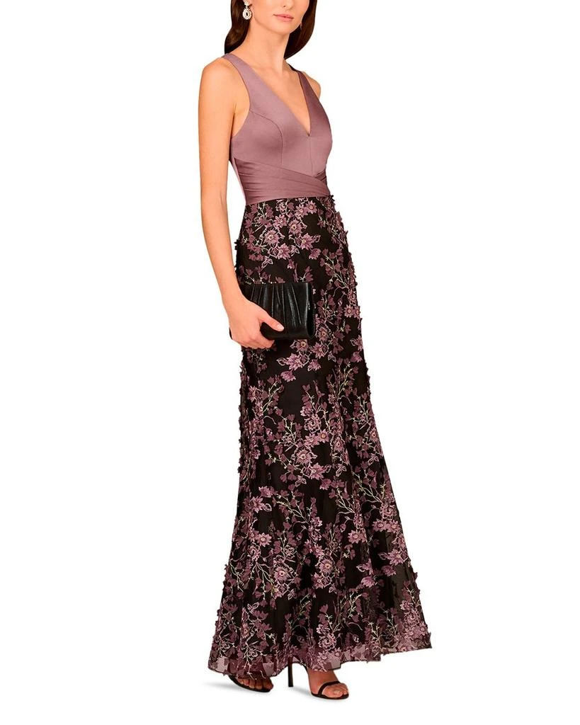 Aidan Mattox Embroidered Gown 4
