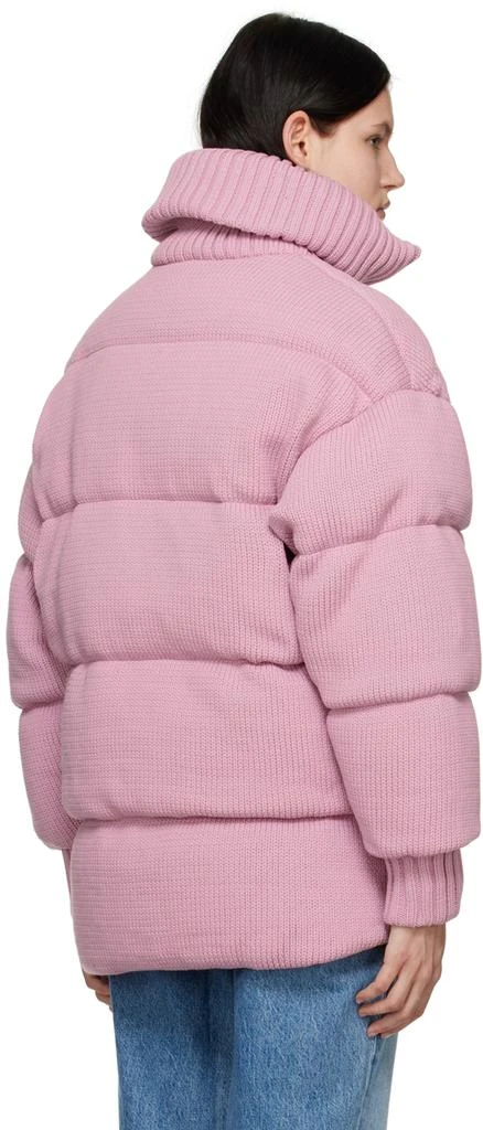 IENKI IENKI Pink Funnel Neck Down Jacket 3