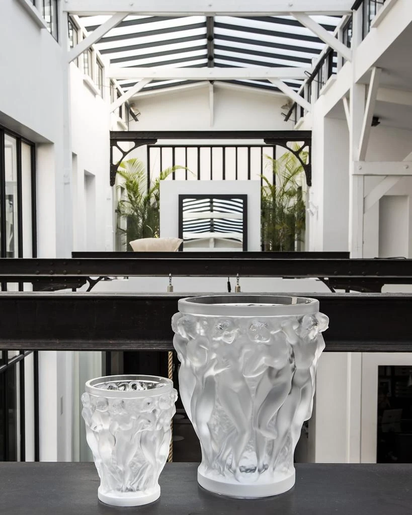 Lalique Bacchantes Small Clear Vase 3