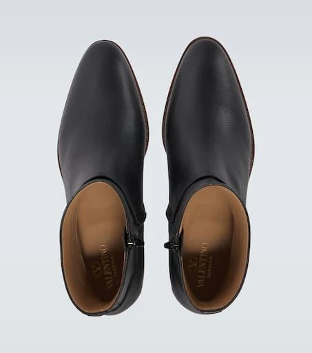 Valentino Pat VLogo Signature leather ankle boots 4