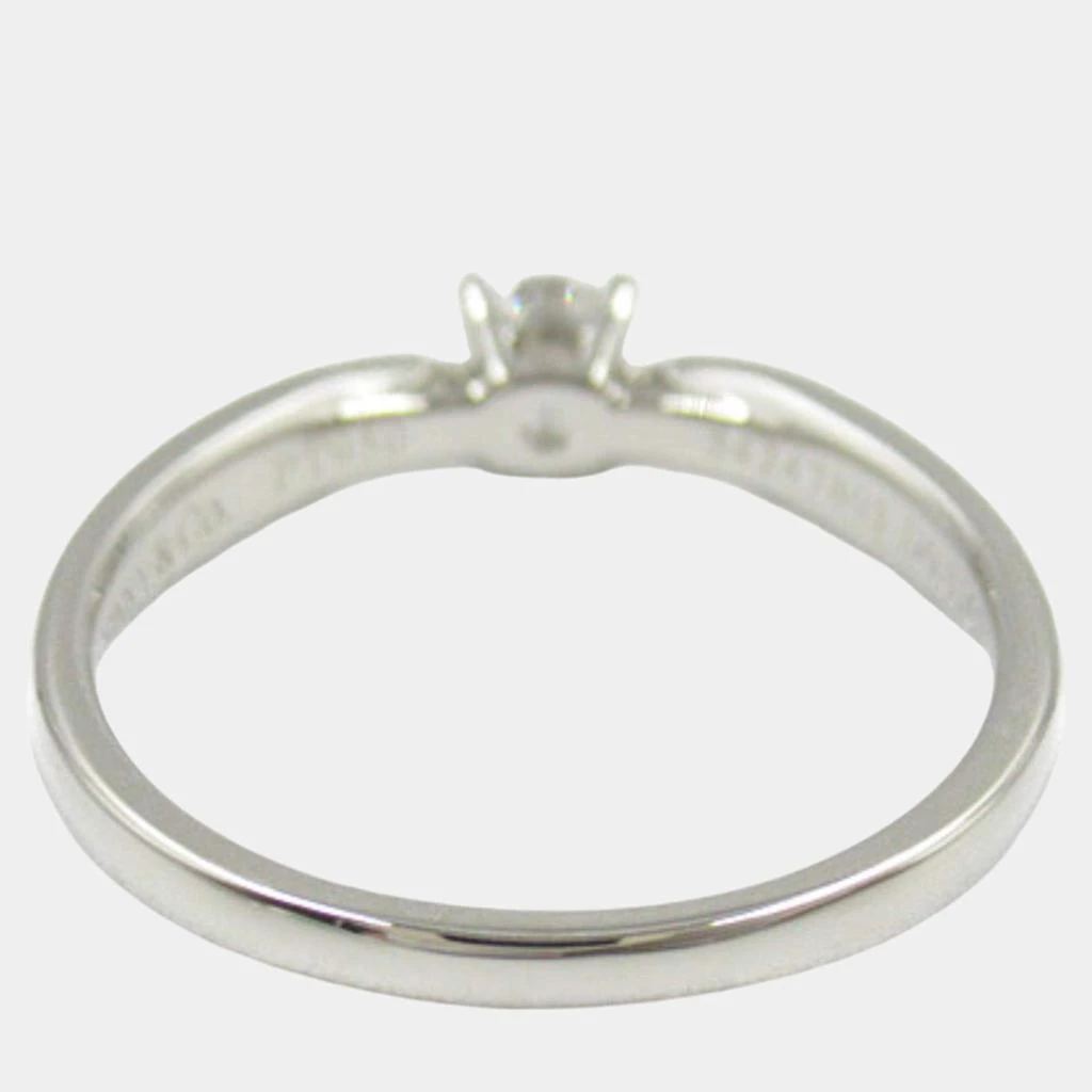Tiffany & Co. Bvlgari 18K White Gold Diamond Bvlgari Bvlgari Ring EU 53 3