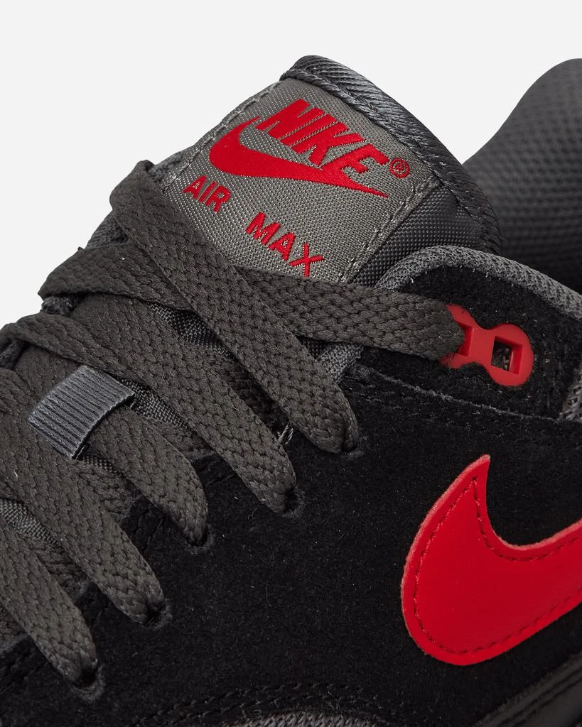 NIKE Air Max 1 Essential Sneakers Black / Iron Grey / University Red 6