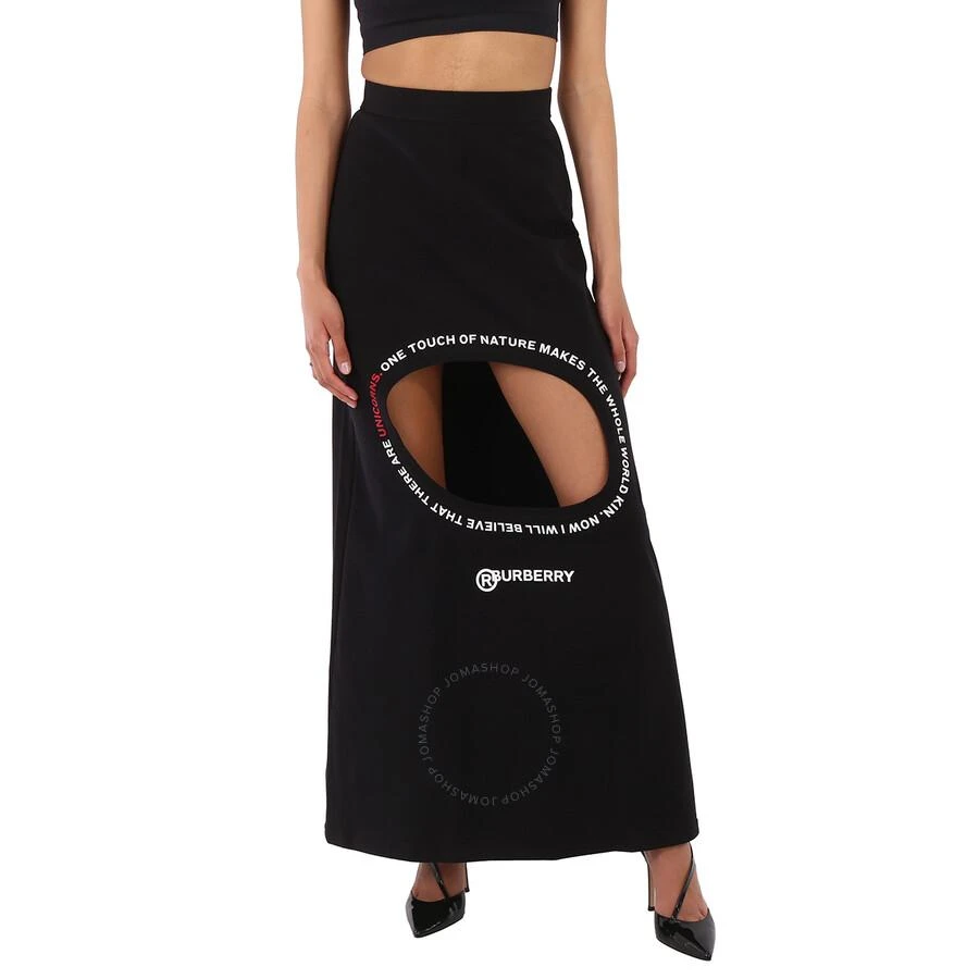 Burberry Montage Print Step-through Skirt 2