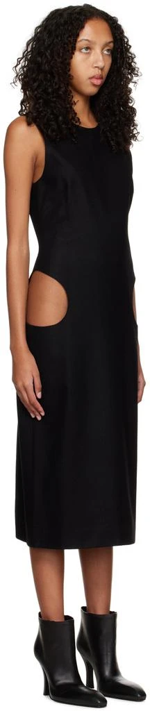 Puppets and Puppets Black Column Hip Cutout Midi Dress 2