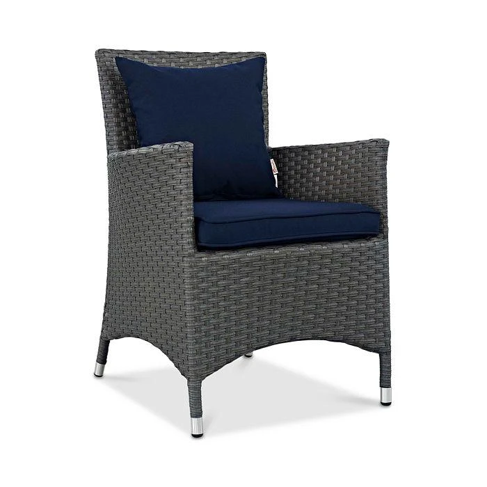 Modway Sojourn Outdoor Patio Sunbrella® Rattan Dining Armchair 1