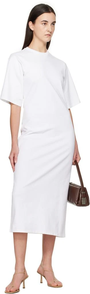 Róhe White Jersey Fitted T-shirt Maxi Dress 4