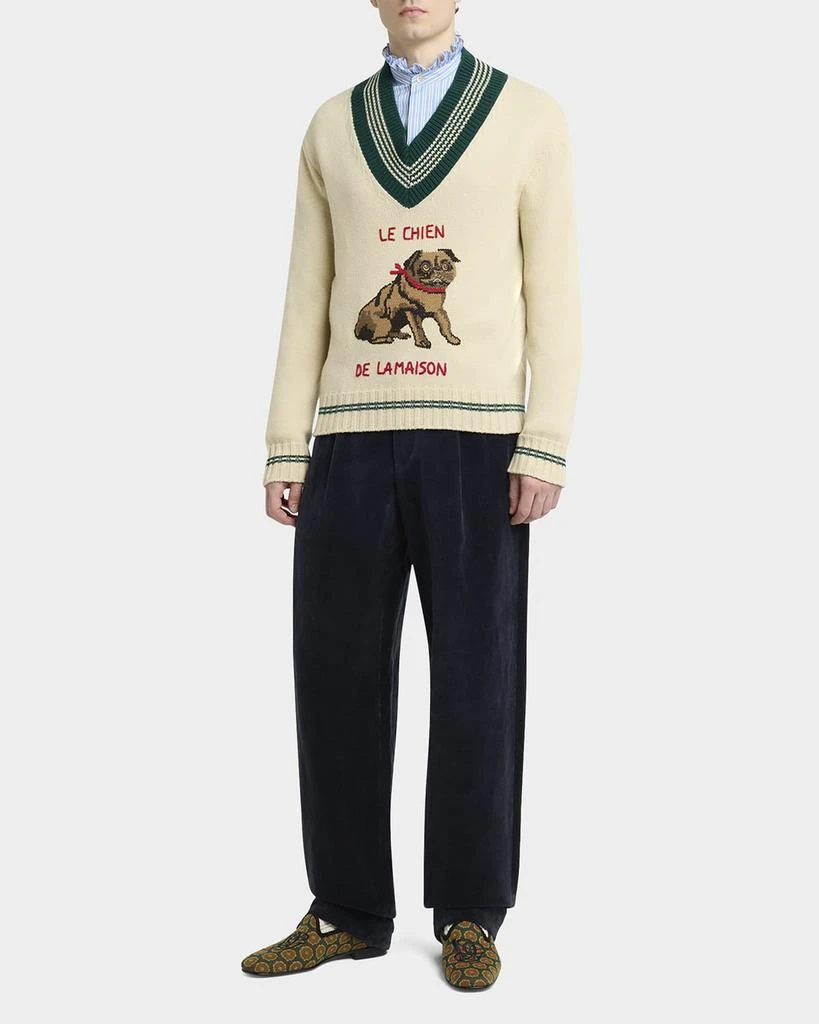 Valentino Men
s Les Alcovettes Jacquard Loafers 3