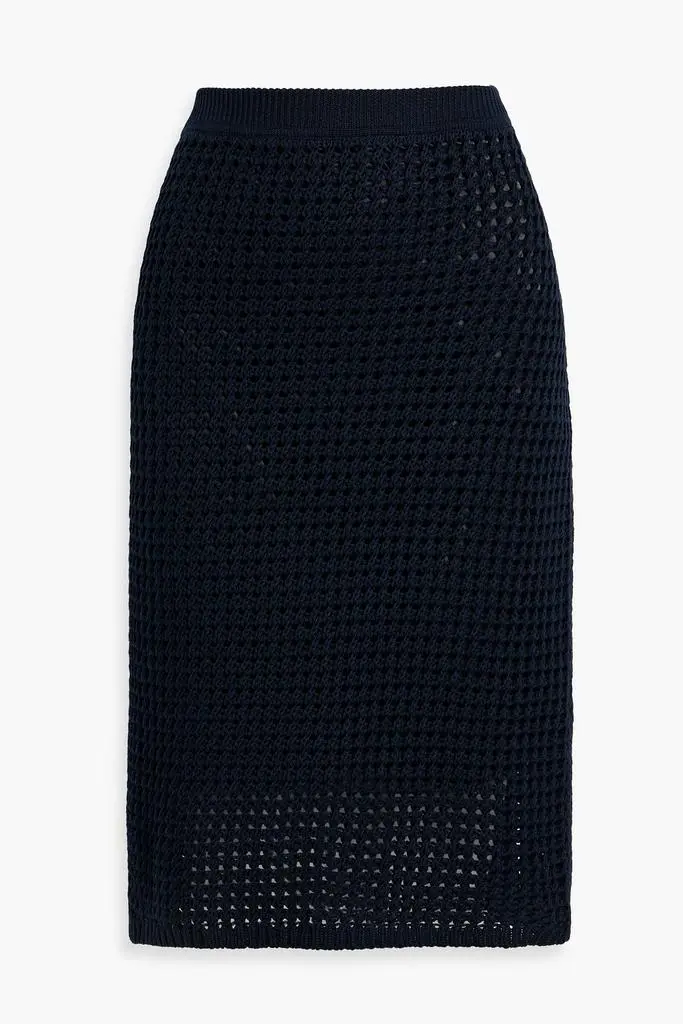 Theory Crocheted cotton skirt