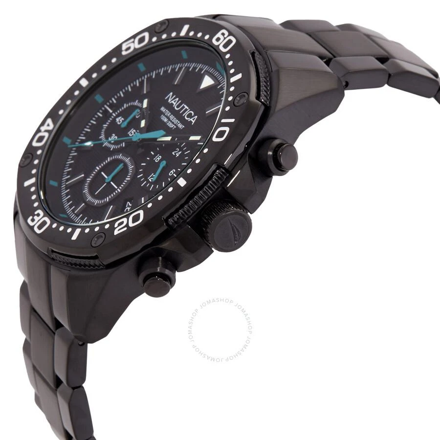 Nautica NCT Blue Sail Chronograph Quartz Black Dial Men's Watch NAPBSF408 2