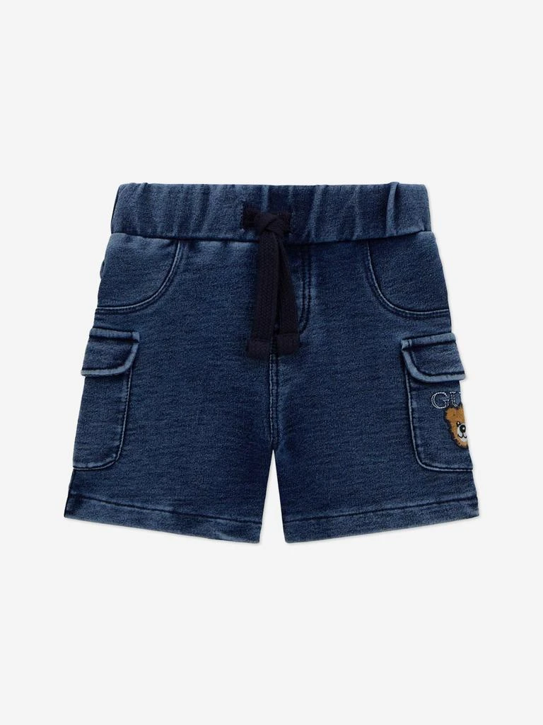 GUESS Baby Boys Bear Short Set in Navy 4