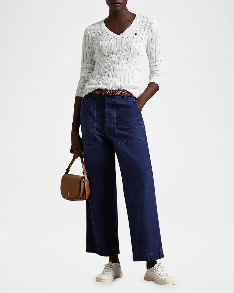 Ralph Lauren Ricky Wide-Leg Crop Pants 2