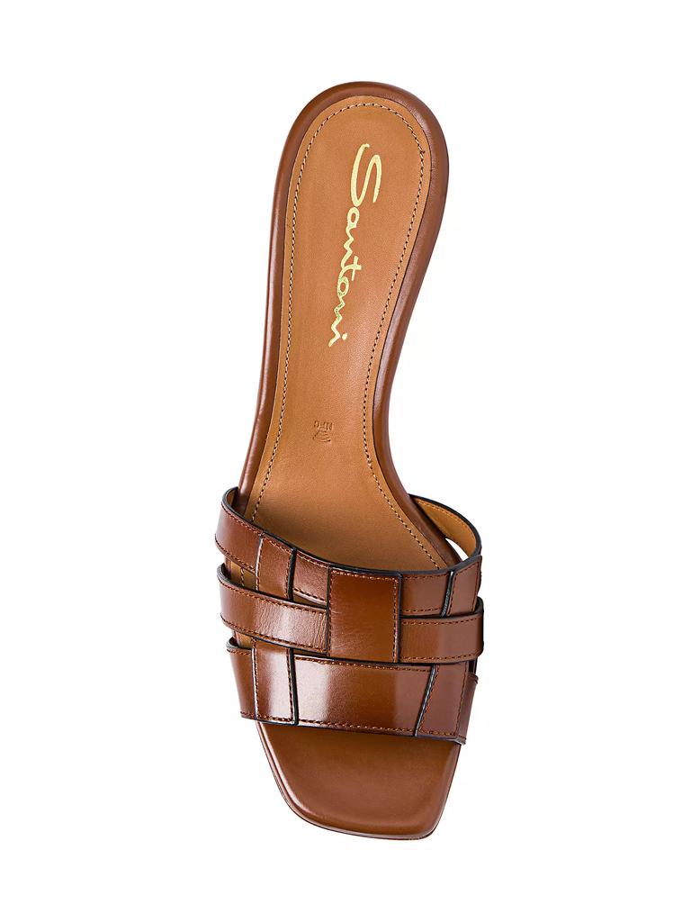 サンダル・ミュール Santoni Laminated Nappa Mule Sandals 楽天市場】サントーニ（ミュール｜レディース靴）：靴の通販