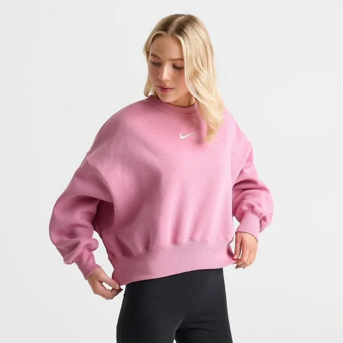 NIKE Women's Nike Sportswear Phoenix Fleece Oversized Crewneck Sweatshirt 3