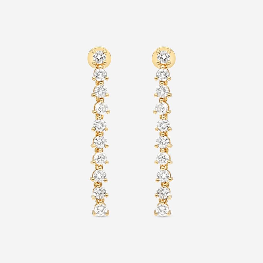 Ina Mar Ina Mar 18K Yellow Gold Diamond 2.05ct.twd. Drop Earrings AER-19279-Y