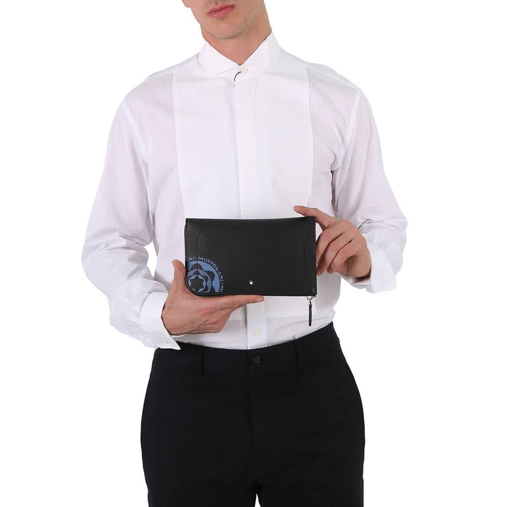 Montblanc Meisterstuck Soft Grain 2 In 1 Pouch In Black