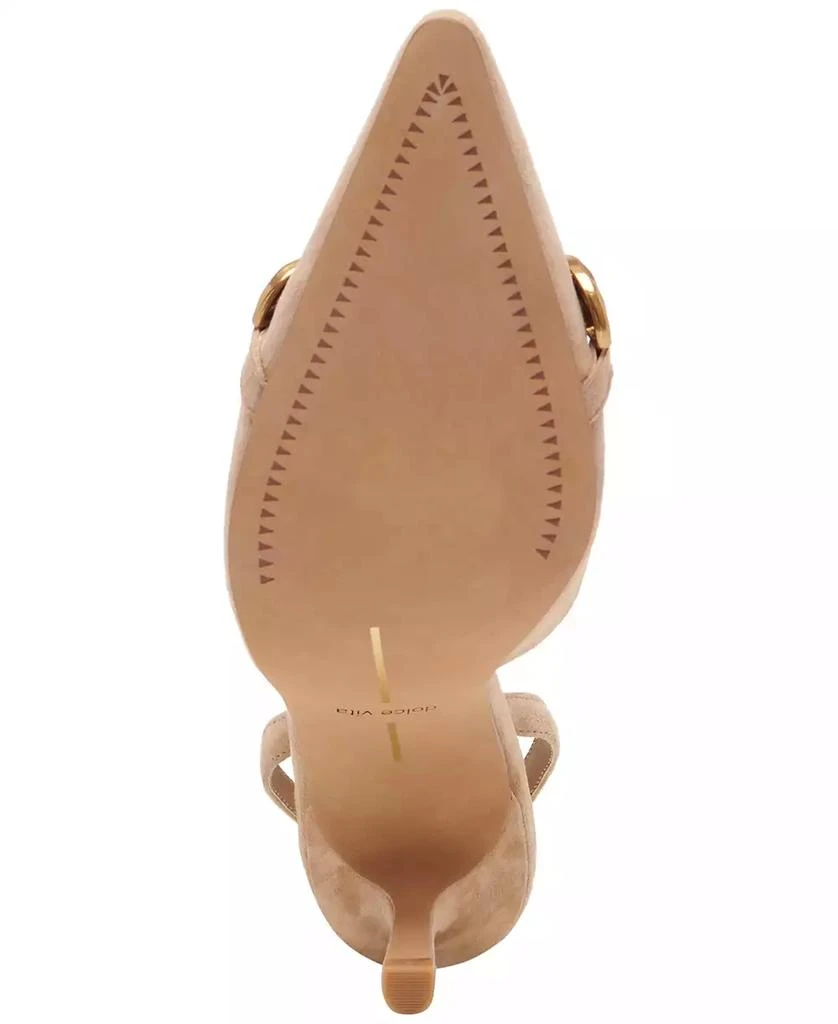 Dolce Vita Women's Haylee Chain-Trim Slingback Pumps 5