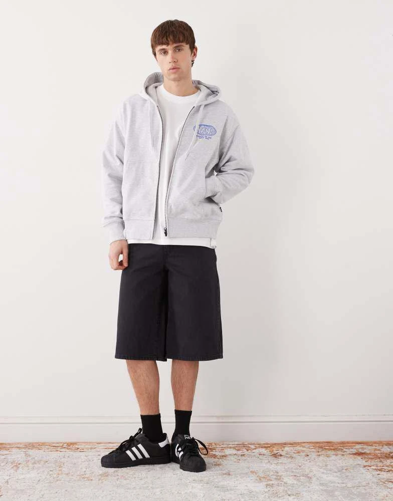 Vans Vans World tour loose full zip in light grey heather 2