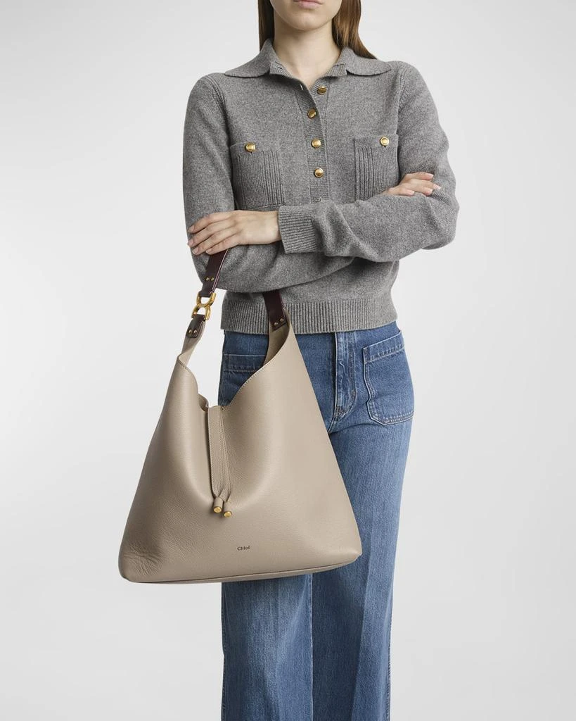 Chloé Marcie Hobo Bag in Grained Leather 4