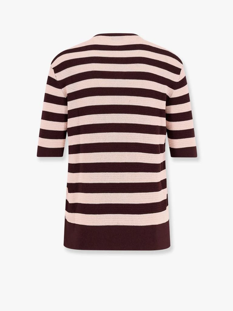 LANEUS Striped knitted cotton sweater 2