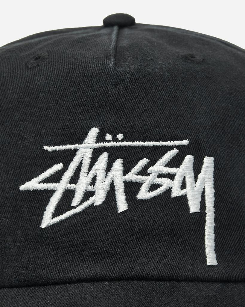 STUSSY Big Stock Snapback Cap Shadow Black - Hats - BeyondStyle