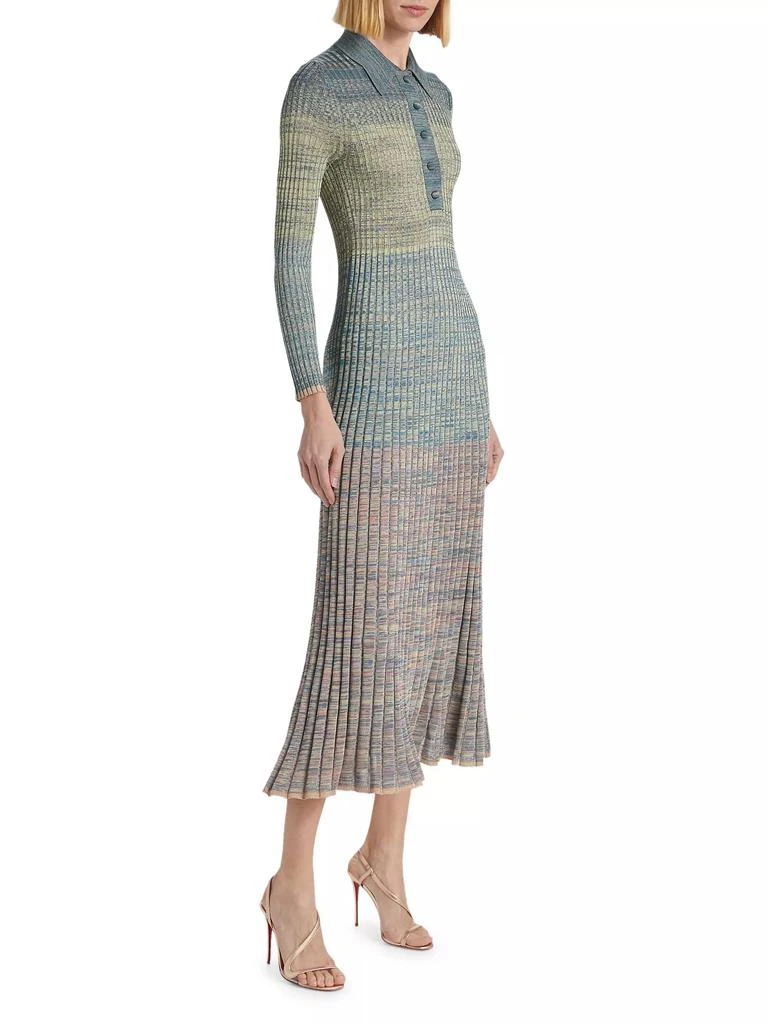 Zimmermann Story One Rib-Knit Midi-Dress 4