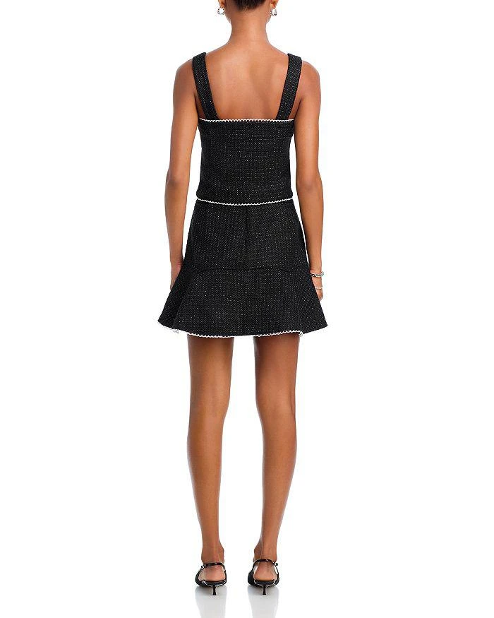 AQUA Scalloped Tweed Tank Top - Exclusive 7