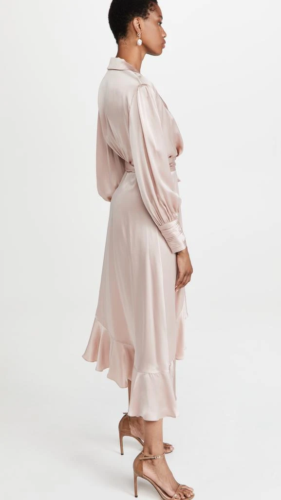 Zimmermann Silk Wrap Midi Dress 4
