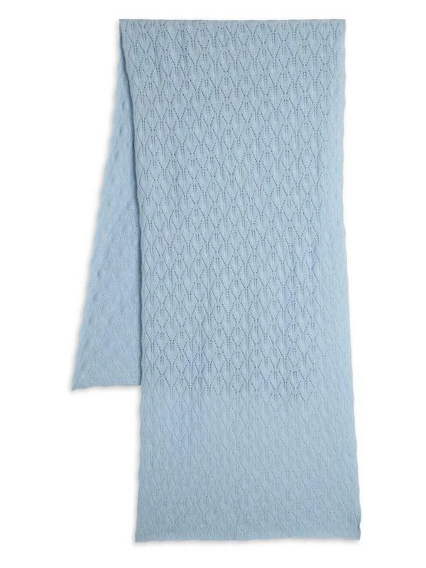 Portolano Open Knit Cashmere Scarf 2