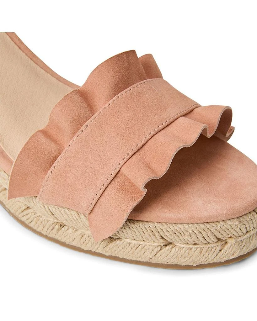 Jack Rogers Women's Rozette Ruffle Wedge Sandals 5