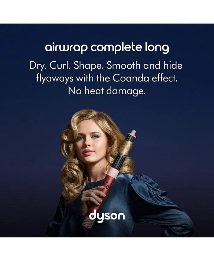 Dyson Special Edition Airwrap Multi-Styler Complete Long for Straight and Wavy Hair | Strawberry Bronze/Blush Pink 4
