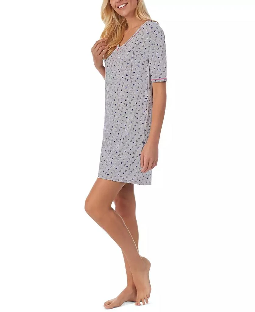 Cuddl Duds Elbow-Length Moisture Wicking Sleep T-Shirt 3