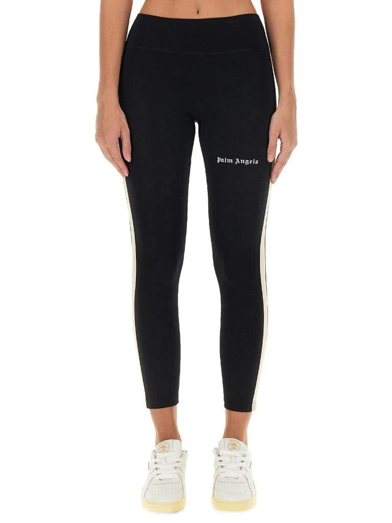 Palm Angels Palm Angels Leggings With Logo 1