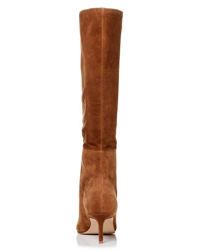 AQUA Women's Orion Suede Cap Toe High Heel Boots - Exclusive 4