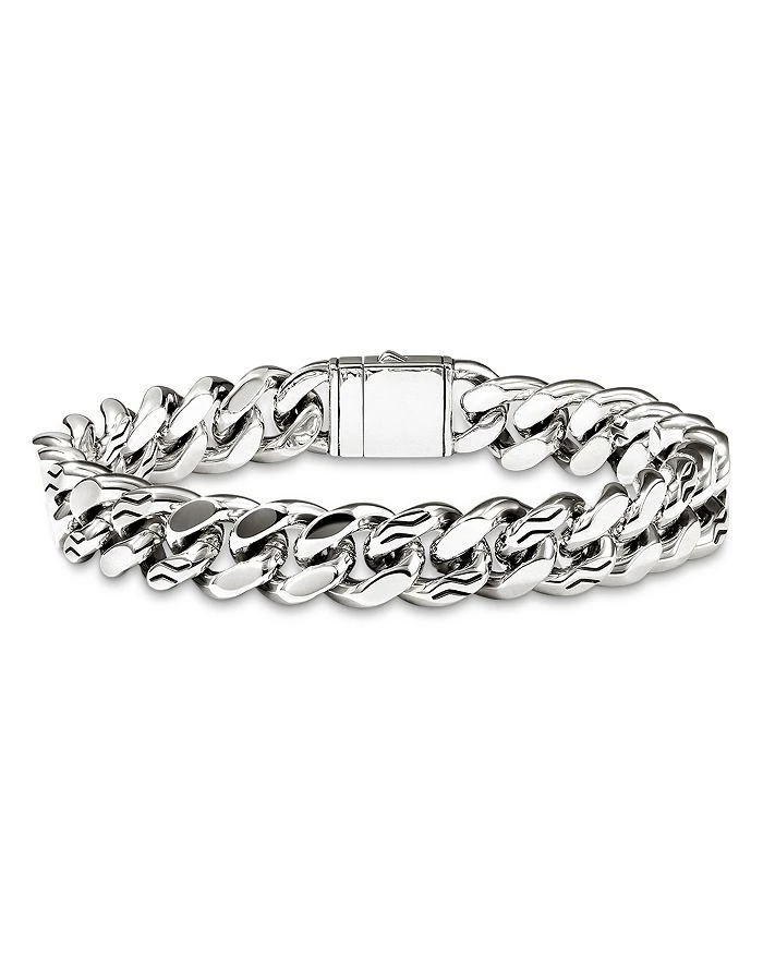 John Hardy Sterling Silver Chain Heavy Curb Link Chain Bracelet