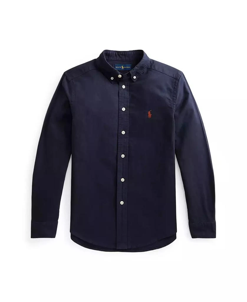 Ralph Lauren Big Boys Garment-Dyed Cotton Oxford Shirt