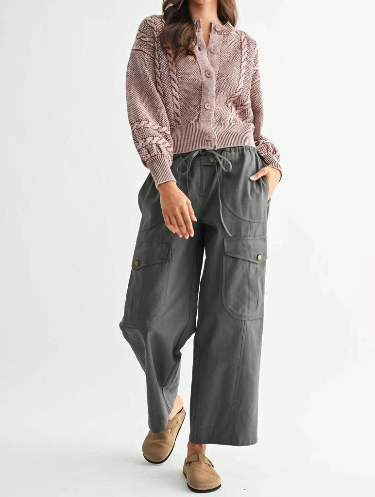 Camellia Camellia - Wide-leg Cargo Utility Trousers