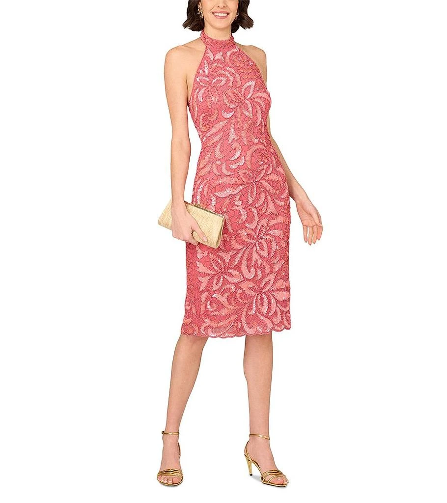 Aidan Mattox Beaded Dress 6