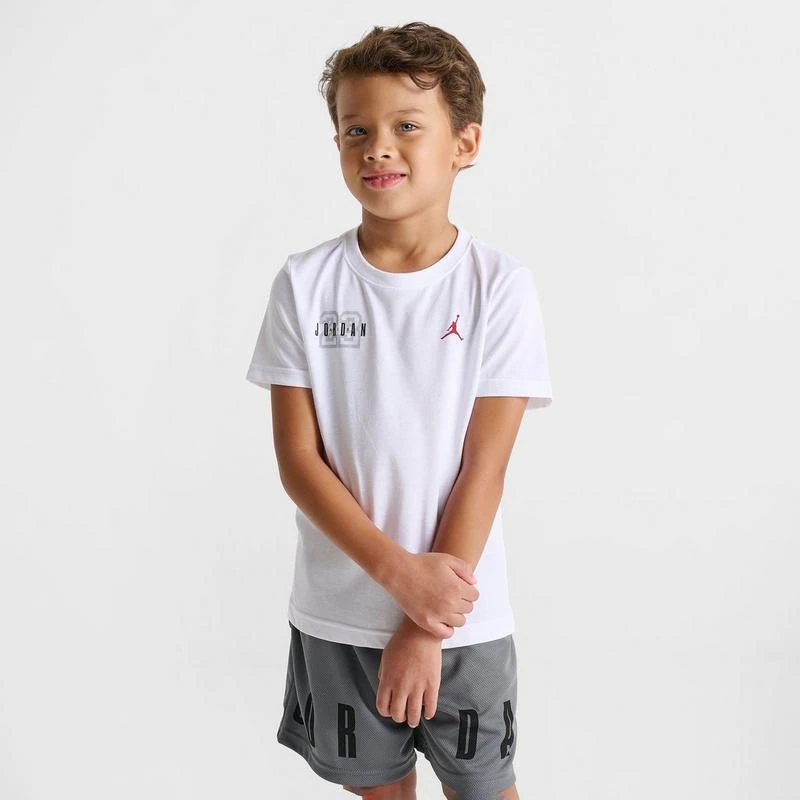 Jordan Little Kids
 Jordan Courtyard T-Shirt and Shorts Set 3