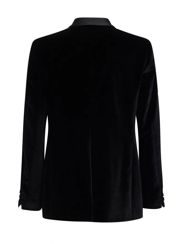 Fendi Fendi Single Breasted Velvet Blazer 2