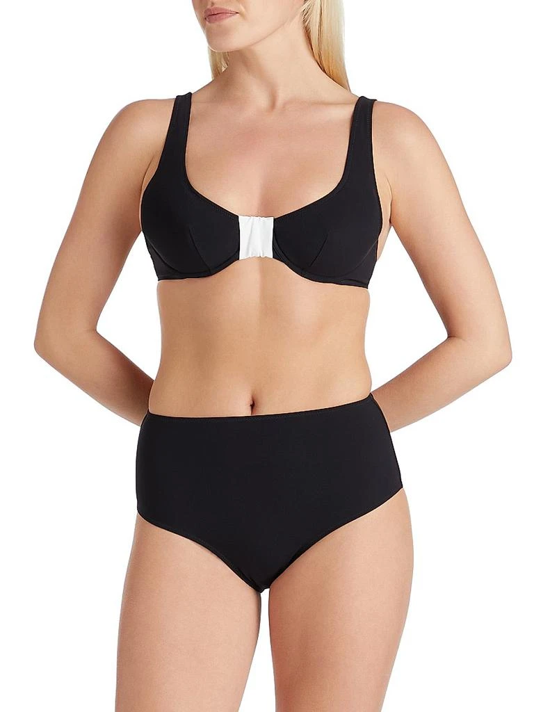 VALIMARE Antibes Two-Tone Balconette Bikini Top 2
